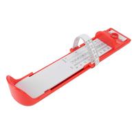 Foot Measurement Device for Baby Accurate Lightweight Kids Foot Length Measure Gauge Home Foot Measuring Ruler Sizer Red raudona