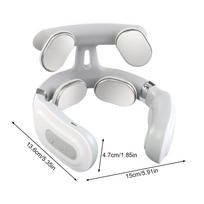 Electric Neck Massager With Heat USB Charging 6 Modes Constant Temperature For Muscle Relax Neck Pain Relief