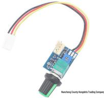 DC12V Manual PWM Fan Speed Controller with Switch, 4-Wire, Noise Reduction, 3A