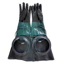 A Pair Non-slip Rubber Sandblasting Gloves Safety Work Gloves  Blasting Operations