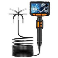 SHGO-Industrial Endoscope HD 1080P 3.9Mm 360° 4.3 Inch Two-Way Rotary Rotating Articulating Camera Car Inspection Borescope juoda