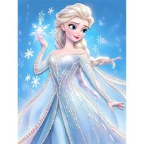 Disney Pearl Painting Frozen Elsa 5D DIY Pearl Picture Crafts for Adults/Beginners Gift Ideas Home Decor 30x40