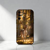 Deer Printy Phone Case For Samsung S25,S24,S21,S22,S23,S30,Ultra,S20,Plus,Fe,Note,5G Black Cover Samsung S225G