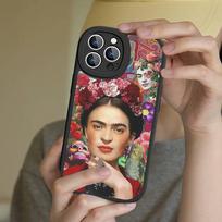 Fashion F-Frida K-KahlosS Leather Phone Case For IPhone 16 15 14 17 Pro Max 11 12 Mini Plus Soft Shell iPhone 16 pro