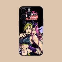JOJO Jolyne Kujo Phone Case for iPhone 16 15 14 13 12 11 X XR XS 8 7 Pro Max Plus Mini Black Cover Cellphones Pretty iPhone X-XS