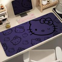 Kūrybiškas odinis Hello Kitty margintas pelės kilimėlis mergaitėms studentėms Ypač didelis neslystantis kilimėlis Kompiuterio klaviatūros kilimėlis Animacinis stalo rašymo kilimėlis 60x30 cm