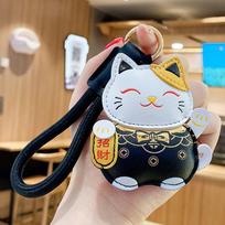 Fortune Maneki Neko Pendant Get Rich Horse Year Pendant  New Year Gift juoda