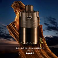 Azzaro The Most Wanted Intense Eau de Parfum — Ilgai išliekantis, intensyvus aromatas, kuriame susipina kardamono, karamelės ir gintaro medžio natos 100ml juoda