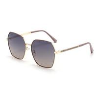 Vaka Classic Metal Frame Polarized Gradient Lens Women's Sunglasses UV400 Summer Travel Essential Driving Cycling Festival Gift