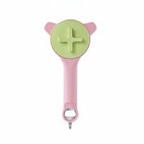 Ergonomic Design Multi-Function Opener Tool Manual Jar Remover  Outdoor Activities rožinė