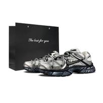 Nike V5 RNR Abrasion Resistant Breathable Abrasion Resistant Breathable Low top Running Shoes Women's Gray White HQ7901-102(Team401-LD) 35.5
