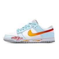 Nike Dunk Atsparūs dėvėjimuisi Ir Lengvi Žemi Kateboardo Batai Unisex Mėlyni Oranžiniai DD1391-103(Komanda558-) 42
