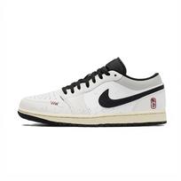 Jordan Air Jordan 1 Lemon Joy Low top Vintage Basketball Shoes Unisex Black Gray 553558-040(Team399-) 40.5