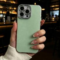 Apple 17 Pro Max/16 iPhone Case, 15 Pro Max Diamond Lens, Solid Color Design iPhone 14 Pro Max