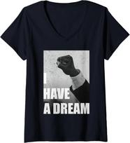 Martin Luther King Jr Day MLK Day I Have a Dream Ladies' V-Neck Tshirt S įvairiaspalvis