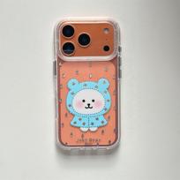 Gold-Plated Bear iPhone 14/13 Compatible PROMAX Case Cover iPhone 16 Pro Max