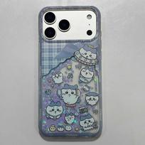 Chiikawa Apple 16 Pro Glitter Case for iPhone 15 Pro Max/17 Pro iPhone 16 Pro modelis 2 spalva