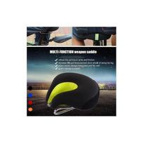 Bicycle Mountain Mtb Bike Saddle Split Nose Cycling Seat Cushion Ergonomic Pad Black Green