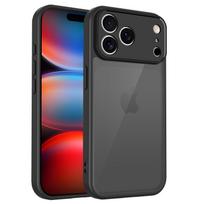 iPhone 17 Pro Max odos pojūčio dėklas: Apple 16 matinė TPU+PC, pilnas apsaugos nuo kritimo dangtelis, skirtas iPhone 14 iPhone 15 matinė juoda spalva