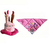 2Pcs/Set Colorful Pom-Pom Lawn Goose Clothes Mesh Tutu Skirt Duck Decor  Garden Decor Set 3 Pink