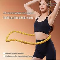 Silent Weighted Hula Hoop for Ab Toning & Waist Training - Special Adult Slimming & Fat Burning Equipment