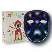 LED Gesture-Sensing Halloween Mask for Kids - Face-Changing Festival Party Prop