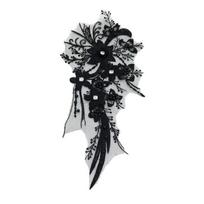 Openwork Wedding Dress Patch Sewing On DIY craft Flower Applique Garniture Patch Lace Fabric Applique Clothing Accessories balta