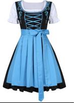 Dirndl Traditional German Oktoberfest High-Quality Clothing for Munich Beer Festival and Stage Performance M mėlyna