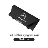 Car Glasses Case Sun Visor Eyeglass Holder Card Ticket Clip For Citroen C5 C1 C2 C6 C4L DS3 DS4 DS5 C-Elysee Grand Berlingo
