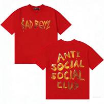 Rapper Junior H Sad Boyz Letters Print T Shirt Unisexs High Quality Short Sleeve TShirt Summer Oversized Cozy Tee Shirt Teenagers S