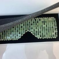 Rožinio kvarco ir nefrito veido SPA akių kaukė