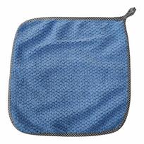 10pcs Super Absorbent Kitchen Cleaning Cloth Microfiber Washing Dish Rags  Household mėlyna