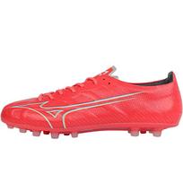 Mizuno Alpha Japan AG White Ignition Red Men's Elite Artificial Grass Soccer Cleats P1GA236364 40