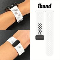 Sports Wristband For Xiaomi S4 Sport Folding Buckle Wristband For Redmi Watch 5 Active Strap Honeycomb Mesh Magnetic Band 22mm balta
