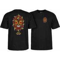 Powell Peralta Riedlentės marškinėliai Nicky Guerrero Kaukė Juodi L