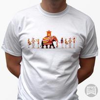 Sri Lanka kids boys T-Shirt Kandy Esala Perahera top flag gift tee s s kids sizes 150
