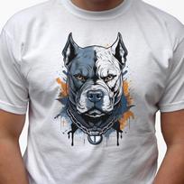 Pitbull kids boys T-Shirt dog tee xmas gift pit bull art top s  kids baby sizes 100