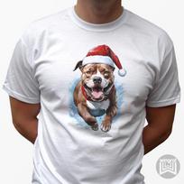 Pitbull kids boys T-Shirt dog Christmas present pit bull gift top funny xmas party tee 160