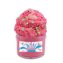 Festive Fluffy Slime Kit, Colored Clay  Crystal Glue with Foam, DIY Craft Supplies for Decompression and Holiday Gift Presents
