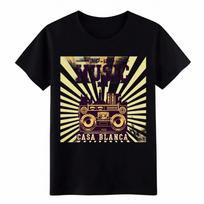 Hip Hop Music 1996 Casa Blanca Boombox Retro T-Shirt, 90s Rap Graphic Tee S