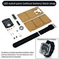 LED Watch 0.28-inch Red Display Digital Tube Microcontroller Clock Assembly Circuit Board Making Welding Practice DIY Electronic juoda