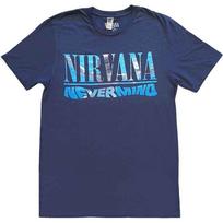 26 Nirvana T Shirt Nevermind Band Logo New Official Unisex Navy Blue Unisex T-Shirt S įvairiaspalvis