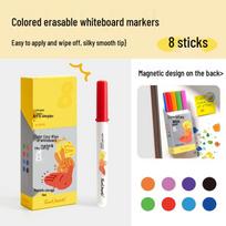 Soft Tip Erasable Colored Whiteboard Marker for Kids - No Mess Drawing Graffiti Pen