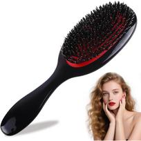 1pcs Paddle Hair Extension Brush – Anti-Static Detangling Brush for Wigs, Hairpieces, Natural Hair – Massage Scalp, Reduce Breakage – Loop Bristle juoda