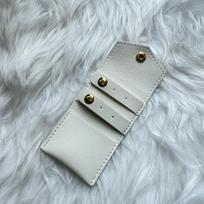 Fashion Mini Jewelry Storage Bags Snap Button Microfiber Leather Earring Ring Organizer Gifts Packaging Pouch
