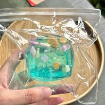 Toys Ocean Sensory Fidget Toy Taba Squishy Stress Balls Cube Slow Rise Squishy for Adults Squeeze Relax Gift Present