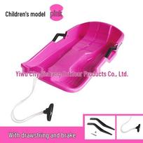 Thickened Wear-resistant Snowboard & High Back Ice Sled for Adults and Children