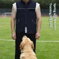 Daugiafunkcinė šunų dresūros liemenė su apsauga nuo įbrėžimų ir didelėmis kišenėmis Dog Training Apron M gray