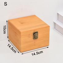 Wooden Jewelry Storage Box Retro Metal Lock Rectangular Flip Solid Wood  Box Handmade Craft Pine Treasure Chest Storage Case