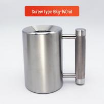 Stainless Steel Dumbbell Water Cup: 8KG Arm & Wrist Strength Fitness, 10KG Weight-Bearing.